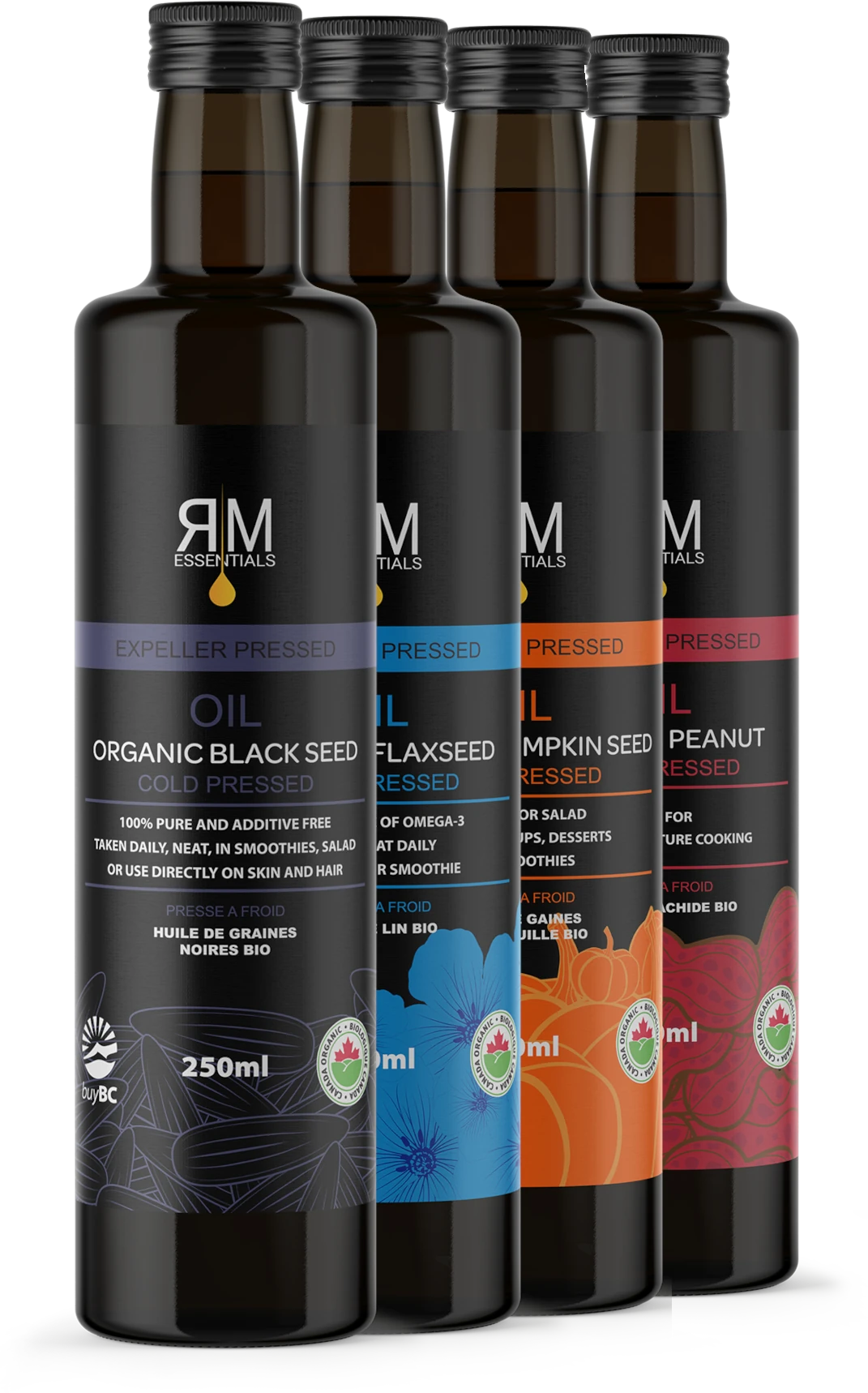 RM Essentials Cold Pressed Seed & Nut Oils